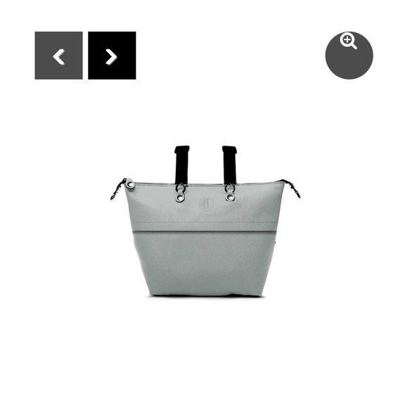 *NWT Italian Idea Boutique 5-styles-in-one Grey Pebbled Leather Purse - Picture 6 of 13